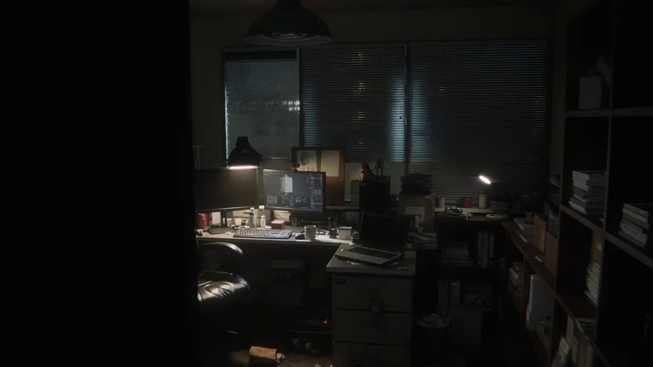Blender scene made only by AI